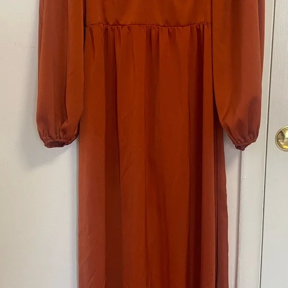 Sun-kissed Satin Maxi Dress - Picture 2 of 3